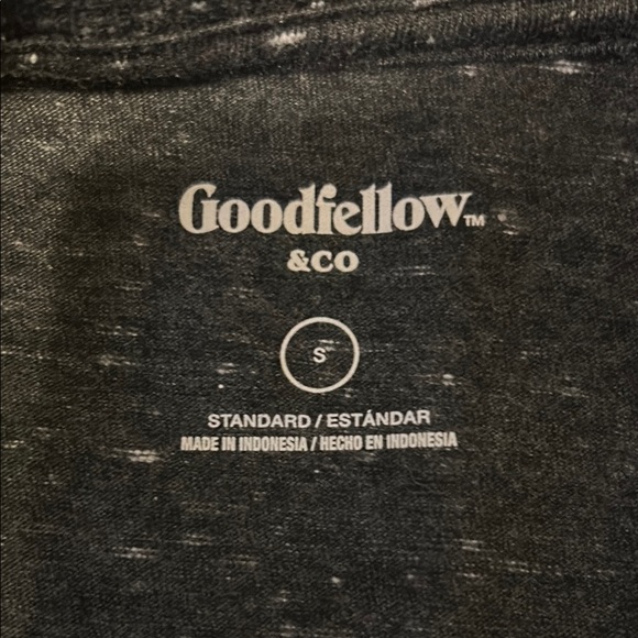 Goodfellow & Co Men's Black Henley Shirt - Picture 2 of 2